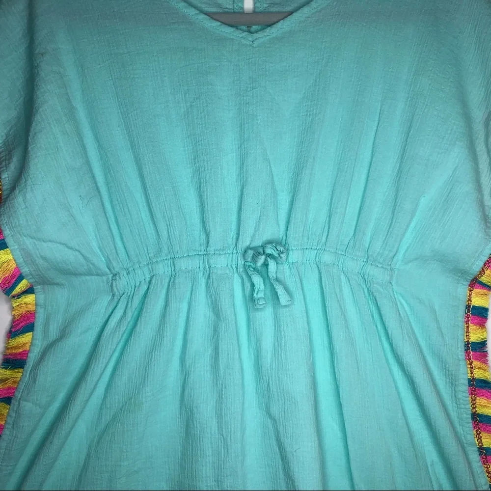 FLAPDOODLES sleeveless fringe top neon colors 10 - Picture 4 of 9